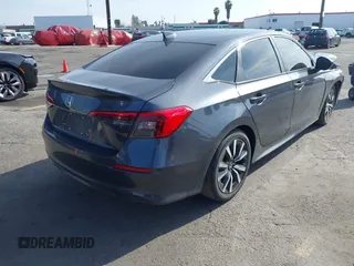 2023 Honda Civic Sedan EX with VIN 2HGFE1F70PH312235, listed as a IAAI auction lot 41604942 with 29,724 mi miles. Bid and sale history available at carsss.com. Image 4.