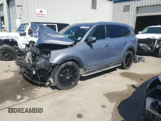 2021 Kia Telluride SX z VIN 5XYP54HC5MG126943, wystawiony jako Copart lot #46702905 z przebiegiem Nie podano mil oraz Szkoda całkowita • Salvage title. Historia ofert i sprzedaży dostępna na DreamBid. Obrazek 1.