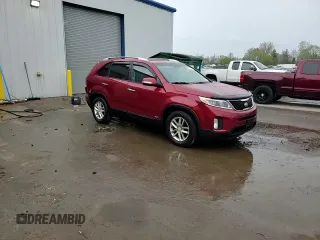 2015 Kia Sorento LX with VIN 5XYKTCA69FG640120, listed as a Copart auction lot 55731635 with 86,399 mi miles and Salvage Title. Bid and sale history available at carsss.com. Image 14.