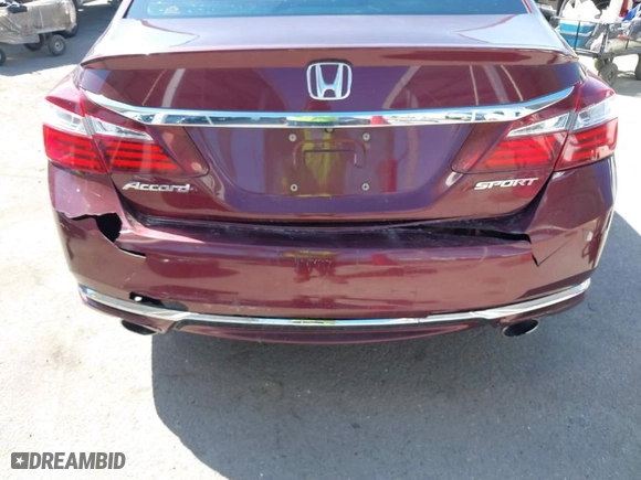 2016 Honda Accord Sedan Sport with VIN 1HGCR2F52GA104223, listed as a IAAI auction lot 41991676 with 112,268 mi miles. Bid and sale history available at carsss.com. Image 18.