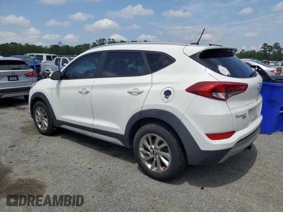 2017 Hyundai Tucson Sport z VIN KM8J33A20HU501435, wystawiony jako Copart lot #58805485 z przebiegiem 54 289 mil mil oraz Tytuł czysty. Historia ofert i sprzedaży dostępna na DreamBid. Obrazek 2.