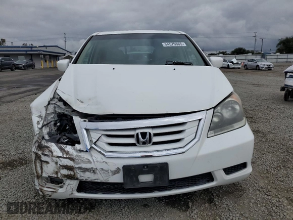 2010 Honda Odyssey EX-L with VIN 5FNRL3H78AB030237, listed as a Copart auction lot 54570365 with 162,497 mi miles and Salvage Title. Bid and sale history available at carsss.com. Image 5.