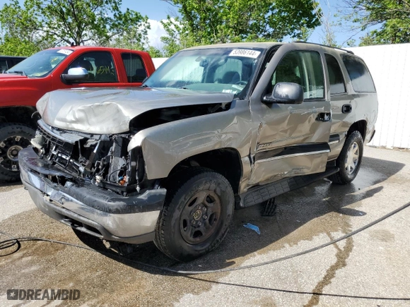 2003 Chevrolet Tahoe LT with VIN 1GNEK13Z33J258485, listed as a Copart auction lot 53986144 with 186,447 mi miles and Salvage Title. Bid and sale history available at carsss.com. Image 1.