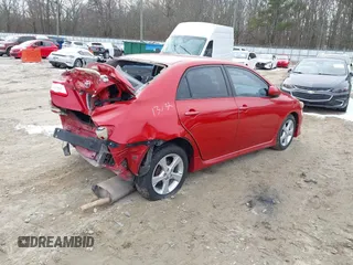 2013 Toyota Corolla L with VIN 5YFBU4EE4DP077572, listed as a IAAI auction lot 41353507 with 132,657 mi miles. Bid and sale history available at carsss.com. Image 4.