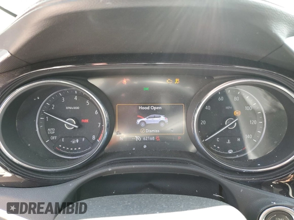 2021 Buick Encore GX Select with VIN KL4MMDS28MB086626, listed as a Copart auction lot 56552965 with 62,168 mi miles and Salvage title. Bid and sale history available at DreamBid. Image 9.