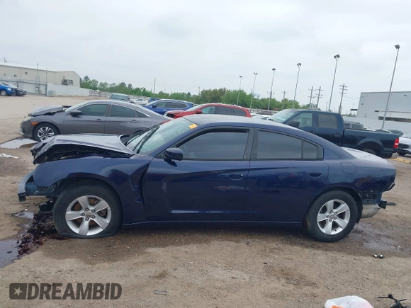 2013 Dodge Charger SE with VIN 2C3CDXBG9DH711044, listed as a IAAI auction lot 41915565 with 156,248 mi miles. Bid and sale history available at carsss.com. Image 15.