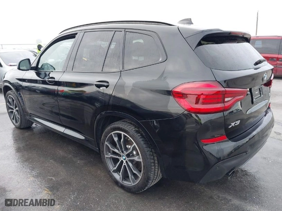 2021 BMW X3 sDrive30i with VIN 5UXTY3C09M9H86919, listed as a IAAI auction lot 41272237 with 36,398 mi miles. Bid and sale history available at carsss.com. Image 3.