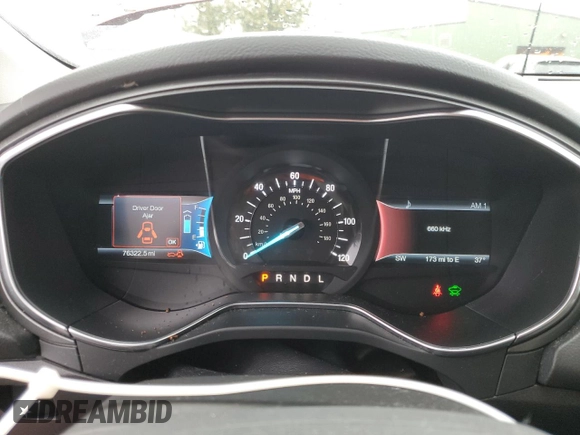 2016 Ford Fusion Titanium Hybrid with VIN 3FA6P0RU7GR187877, listed as a Copart auction lot 88923615 with 76,322 mi miles and Salvage Title. Bid and sale history available at carsss.com. Image 9.