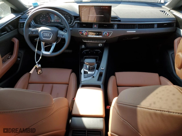 2024 Audi A5 Sportback S line Premium with VIN WAUDACF57RA112608, listed as a Copart auction lot 46718675 with 5,648 mi miles and Salvage Title. Bid and sale history available at carsss.com. Image 8.