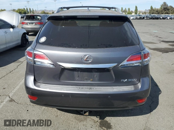 2013 Lexus RX 350 z VIN 2T2BK1BA5DC178993, wystawiony jako Copart lot #63514115 z przebiegiem 86 640 mil mil oraz Szkoda całkowita • Salvage title. Historia ofert i sprzedaży dostępna na DreamBid. Obrazek 6.