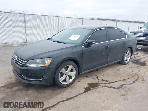 2013 Volkswagen Passat SE w/Sunroof & Nav with VIN 1VWBP7A30DC123501, listed as a IAAI auction lot 41562201 with 170,862 mi miles. Bid and sale history available at carsss.com. Image 2.