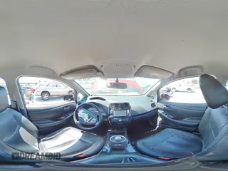 2015 Nissan LEAF SV with VIN 1N4AZ0CPXFC309636, listed as a Copart auction lot 57263473 with 0 mi miles. Bid and sale history available at carsss.com. Image 13.