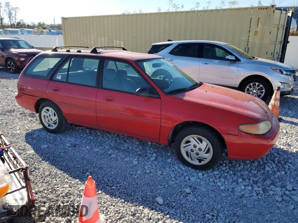 1997 Ford Escort LX with VIN 3FALP15P6VR168324, listed as a Copart auction lot 79995354 with 63,400 mi miles and Clean title. Bid and sale history available at DreamBid. Image 4.