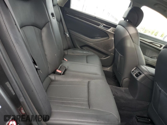 2018 Genesis G80 3.8L with VIN KMHGN4JE8JU237472, listed as a Copart auction lot 73868974 with 34,507 mi miles and Salvage Title. Bid and sale history available at carsss.com. Image 11.