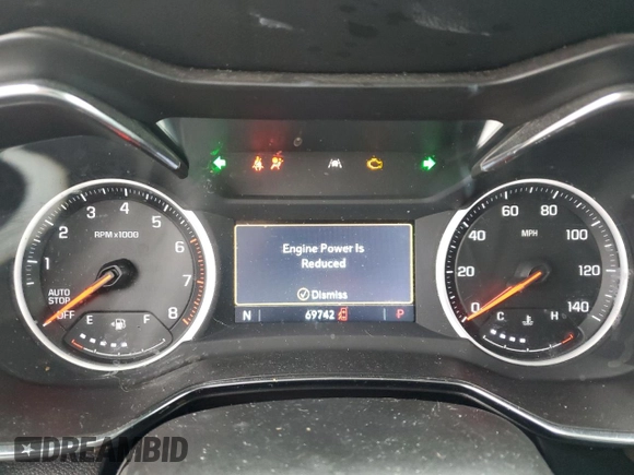 2021 Chevrolet TrailBlazer ACTIV with VIN KL79MSSLXMB035957, listed as a Copart auction lot 46908425 with 69,742 mi miles and Salvage Title. Bid and sale history available at DreamBid. Image 9.