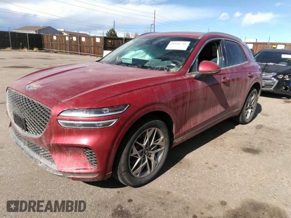 2025 Genesis GV70 2.5T z VIN 5NMMADTB3SH023827, wystawiony jako IAAI lot #41666745 z przebiegiem 10 697 mil mil oraz . Historia ofert i sprzedaży dostępna na DreamBid. Obrazek 2.