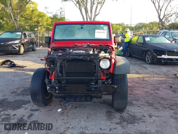 2016 Jeep Wrangler Sport with VIN 1C4AJWAG4GL260300, listed as a IAAI auction lot 41863952 with 40,337 mi miles and . Bid and sale history available at carsss.com. Image 13.