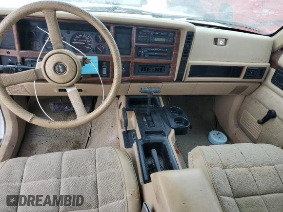 1993 Jeep Cherokee Country with VIN 1J4FJ78S6PL501032, listed as a Copart auction lot 80012144 with 162,925 mi miles and Non Repairable. Bid and sale history available at carsss.com. Image 8.