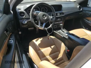 2012 Mercedes-Benz C 63 AMG with VIN WDDGJ7HB9CF814987, listed as a Copart auction lot 59702905 with 109,384 mi miles and Salvage title. Bid and sale history available at DreamBid. Image 8.