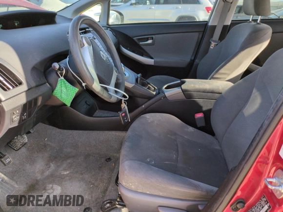 2013 Toyota Prius One with VIN JTDKN3DUXD0341856, listed as a Copart auction lot 53946985 with 123,059 mi miles and Salvage Title. Bid and sale history available at DreamBid. Image 7.