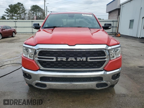2022 Ram 1500 Big Horn with VIN 1C6SRFFT5NN187823, listed as a Copart auction lot 46137115 with 79,978 mi miles and Salvage Title. Bid and sale history available at carsss.com. Image 5.