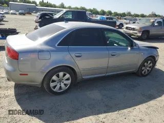2008 Audi A4 2.0T with VIN WAUAF78E38A102570, listed as a Copart auction lot 53910215 with 145,095 mi miles and Salvage title. Bid and sale history available at DreamBid. Image 3.