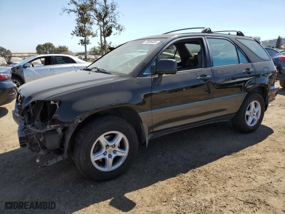 1999 Lexus RX 300 Luxury SUV with VIN JT6HF10U5X0056608, listed as a Copart auction lot 70506404 with 241,061 mi miles and Salvage Title. Bid and sale history available at carsss.com. Image 1.