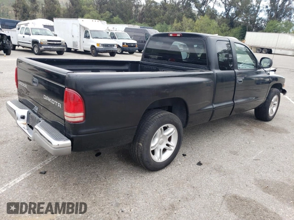 1997 Dodge Dakota with VIN 1B7GL23Y1VS266707, listed as a Copart auction lot 52206055 with 150,367 mi miles and Salvage Title. Bid and sale history available at carsss.com. Image 3.