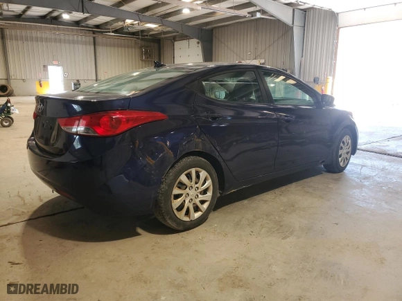 2011 Hyundai Elantra GLS PZEV with VIN 5NPDH4AE3BH054653, listed as a Copart auction lot 54543525 with 0 mi miles and Clean Title. Bid and sale history available at carsss.com. Image 3.