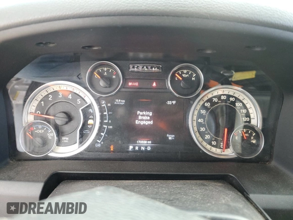 2016 Ram 2500 Big Horn with VIN 3C6UR5DL1GG103580, listed as a Copart auction lot 84810674 with 172,558 mi miles and Non repairable. Bid and sale history available at DreamBid. Image 9.
