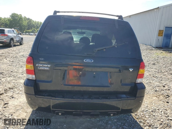 2006 Ford Escape Limited z VIN 1FMCU04146KA60909, wystawiony jako Copart lot #58019215 z przebiegiem 156 752 mil mil oraz Szkoda całkowita • Salvage title. Historia ofert i sprzedaży dostępna na DreamBid. Obrazek 6.