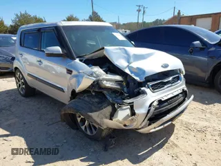2012 Kia Soul + with VIN KNDJT2A65C7481031, listed as a IAAI auction lot 41832492 with 199,319 mi miles. Bid and sale history available at carsss.com. Image 1.