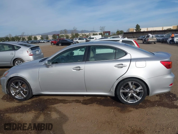 2009 Lexus IS 250 with VIN JTHBK262495105372, listed as a IAAI auction lot 41734031 with 244,111 mi miles. Bid and sale history available at carsss.com. Image 14.