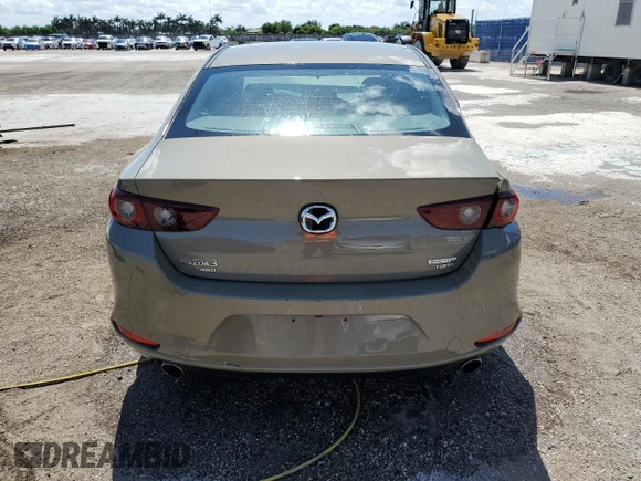 2024 Mazda 3 Carbon Edition with VIN 3MZBPBXY7RM402746, listed as a Copart auction lot 61170235 with 42,740 mi miles and Non repairable. Bid and sale history available at DreamBid. Image 6.