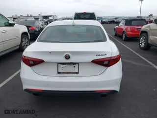 2020 Alfa Romeo Giulia with VIN ZARFAMAN5L7625150, listed as a IAAI auction lot 41799083 with 8,107 mi miles. Bid and sale history available at carsss.com. Image 16.