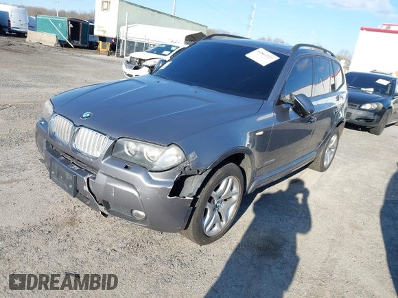2010 BMW X3 xDrive30i with VIN WBXPC9C49AWJ38453, listed as a IAAI auction lot 41863225 with 1 mi miles. Bid and sale history available at carsss.com. Image 2.