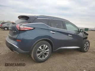 2015 Nissan Murano SV z VIN 5N1AZ2MH1FN284171, wystawiony jako Copart lot #52726995 z przebiegiem 50 567 mil mil oraz Szkoda całkowita • Salvage title. Historia ofert i sprzedaży dostępna na DreamBid. Obrazek 3.
