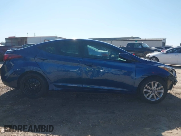 2016 Hyundai Elantra SE with VIN 5NPDH4AE1GH655759, listed as a IAAI auction lot 41721601 with 152,787 mi miles. Bid and sale history available at carsss.com. Image 13.