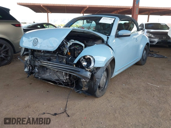 2013 Volkswagen Beetle 2.5L with VIN 3VW5P7AT9DM830477, listed as a IAAI auction lot 41957389 with Not Provided miles and . Bid and sale history available at DreamBid. Image 17.