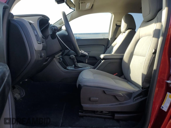 2021 Chevrolet Colorado 2WD Work Truck with VIN 1GCGSBEN0M1174272, listed as a Copart auction lot 84538594 with 58,052 mi miles and Salvage title. Bid and sale history available at DreamBid. Image 7.