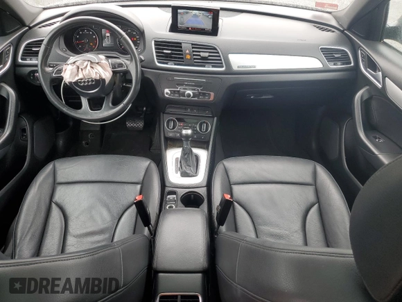 2018 Audi Q3 Premium with VIN WA1ECCFS3JR019141, listed as a Copart auction lot 57819205 with 63,200 mi miles and Salvage title. Bid and sale history available at DreamBid. Image 8.