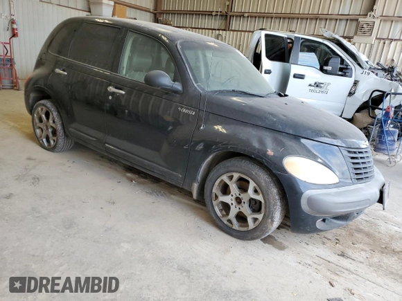 2001 Chrysler PT Cruiser with VIN 3C8FY4BBX1T654189, listed as a Copart auction lot 82694654 with 130,079 mi miles and Clean Title. Bid and sale history available at DreamBid. Image 4.