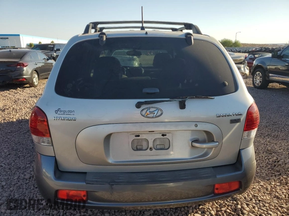 2005 Hyundai Santa Fe GLS with VIN KM8SC13E35U874870, listed as a Copart auction lot 75692594 with 103,884 mi miles and Clean Title. Bid and sale history available at carsss.com. Image 6.