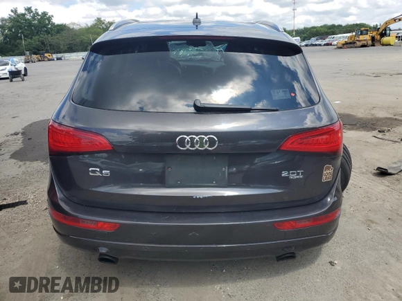 2014 Audi Q5 Premium Plus with VIN WA1LFAFPXEA077217, listed as a Copart auction lot 64427965 with 102,452 mi miles and Salvage title. Bid and sale history available at DreamBid. Image 6.