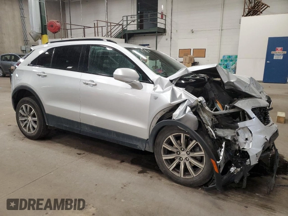 2019 Cadillac XT4 AWD Sport with VIN 1GYFZFR45KF185536, listed as a Copart auction lot 80544914 with 46,496 mi miles and Salvage Title. Bid and sale history available at DreamBid. Image 4.