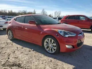 2013 Hyundai Veloster w/Gray Int with VIN KMHTC6ADXDU145467, listed as a Copart auction lot 84810314 with 160,891 mi miles and Clean Title. Bid and sale history available at carsss.com. Image 4.