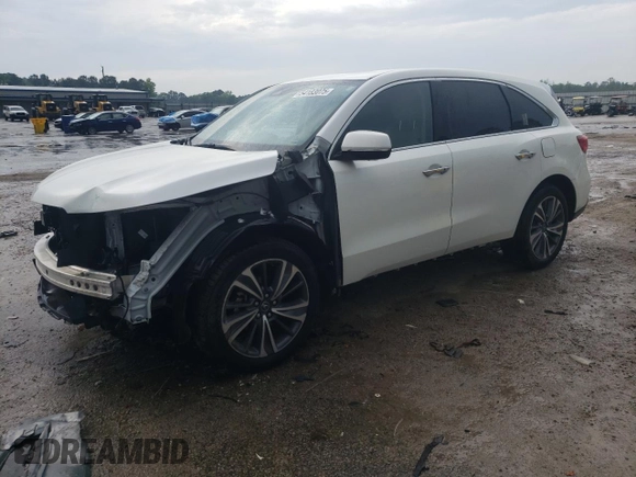 2019 Acura MDX Technology with VIN 5J8YD3H57KL006406, listed as a Copart auction lot 54183075 with 35,796 mi miles and Salvage title. Bid and sale history available at DreamBid. Image 1.