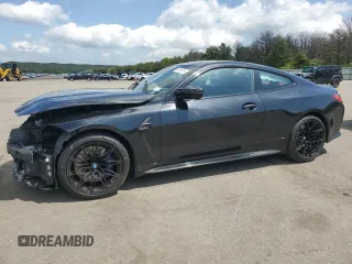 2022 BMW M4 Competition with VIN WBS33AZ00NCJ59970, listed as a Copart auction lot 56466154 with 26,020 mi miles and Salvage Title. Bid and sale history available at carsss.com. Image 1.