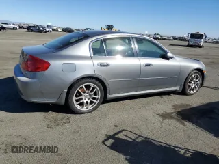 2006 Infiniti G35 with VIN JNKCV51E56M518921, listed as a Copart auction lot 76822984 with 172,791 mi miles and Clean Title. Bid and sale history available at DreamBid. Image 3.