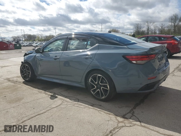 2024 Nissan Sentra SR with VIN 3N1AB8DV4RY279834, listed as a Copart auction lot 53889455 with 5,901 mi miles and Salvage title. Bid and sale history available at DreamBid. Image 2.